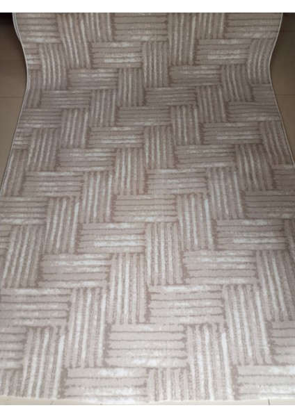 Krem Kaymaz Yolluk - Yıkanabilir Dört Mevsim Halı | Salon, Banyo, Balkon, Genç Odası