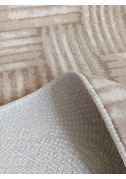 Krem Kaymaz Yolluk - Yıkanabilir Dört Mevsim Halı | Salon, Banyo, Balkon, Genç Odası fırsatları