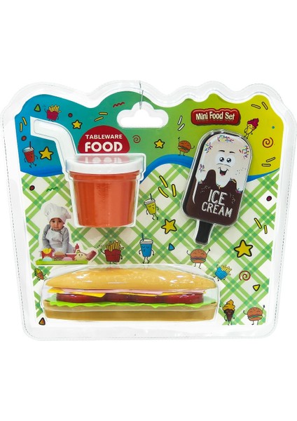Tableware Mini Food Sandviç Seti