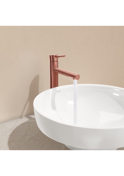 Origin A4255729 YÜKSEK LAVABO Bataryası, Soft Bakır