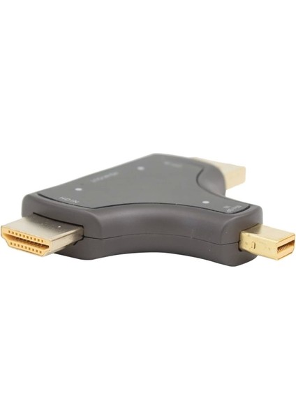 Mını Dp+Dp+Hdmı To Hdmı 4K Çevirici