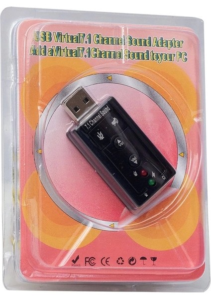 7.1 Channel USB 2.0 Ses Kartı