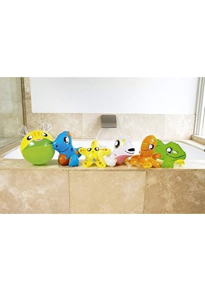 Şişme Banyo Oyuncakları 34030, Çok Renkli