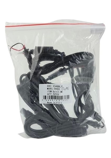 Dc Kablo 1.5 Metre 3 Pinli Dişi (544D3)