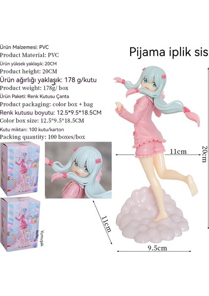 20 cm Eromanga Öğretmen Sevimli Güzel Kız Model Süsler (Yurt Dışından) fırsatları