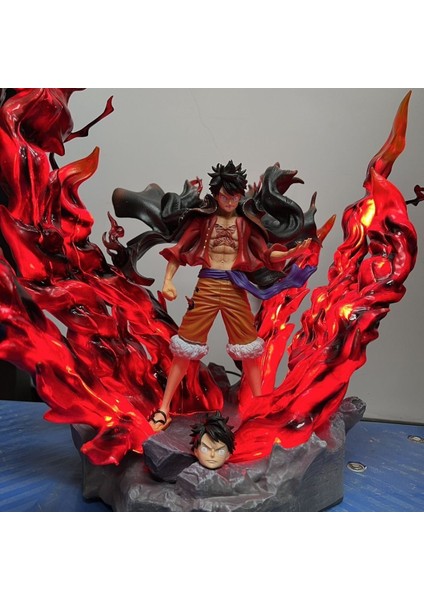 Hırsızlar Kralı Luffy El Aleti Sapı Gelgit Oyun Süsleri Model Heykel Hediyeler (Yurt Dışından)