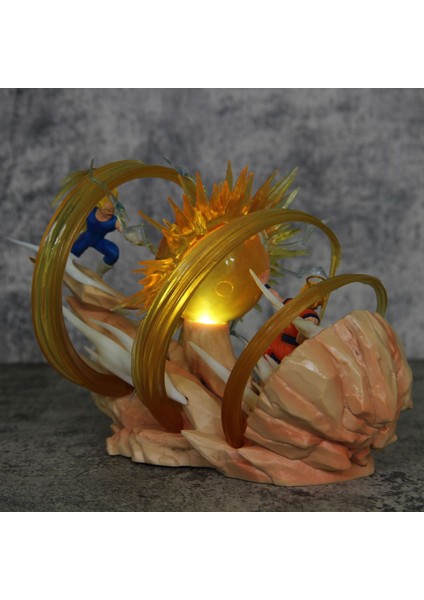 Yedi Dragon Ball Goku Vs Demon Bay Süper Saiyan El Aleti Modelini Aydınlatabilir Heykel Süsleri Hediyeler (Yurt Dışından) fırsatları