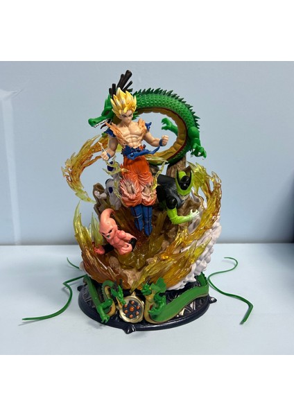 Seven Dragon Ball Saiyan Goku Saru Frieza Buu El-Do Model Süs Heykeli Hediye (Yurt Dışından)