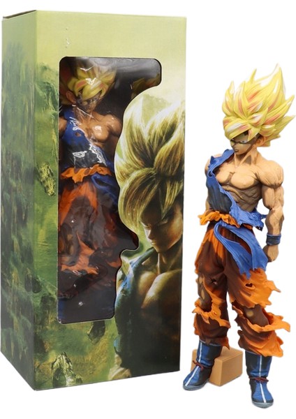 Yedi Dragon Ball Süper Saiyan Mankenleri Anime Modeli Çevresel Süsler Sun Wukong Vegeta Klasik Süper Sai Serisi (Yurt Dışından)
