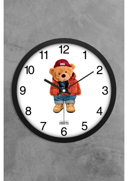 30 cm Gerçek Cam Sessiz Mekanizma Dekoratif Duvar Saati