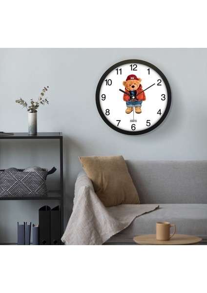 30 cm Gerçek Cam Sessiz Mekanizma Dekoratif Duvar Saati fiyatları