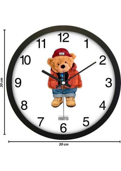 30 cm Gerçek Cam Sessiz Mekanizma Dekoratif Duvar Saati modelleri