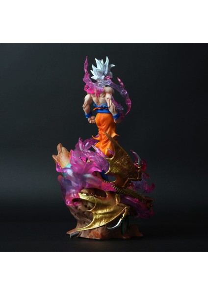 Yedi Ejder Topu Goku Süper Saiyan'ın Aşırı Niyetinden Beri El Modeli Süsler Heykel Hediye Işık Yayan Olabilir (Yurt Dışından)
