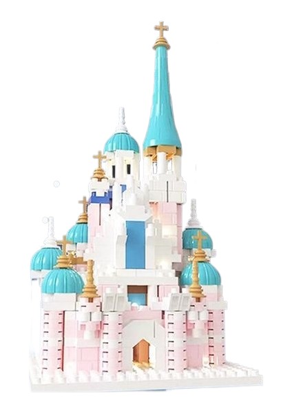Disney Castle Building Blocks Adult High Difficulty Large Micro Particle Assembly Toys For Boys And Girls Gifts (Yurt Dışından)
