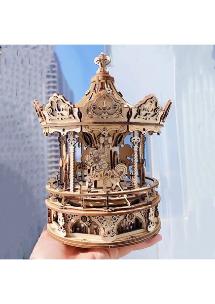 Yeni 3D Üç Boyutlu Puzzle Yaratıcı Montaj Ahşap Oyuncaklar Eğitici Montaj Oyuncaklar (Yurt Dışından)