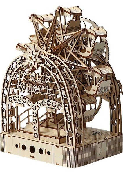 Yeni 3D Üç Boyutlu Puzzle Yaratıcı Montaj Ahşap Oyuncaklar Eğitici Montaj Oyuncaklar (Yurt Dışından)