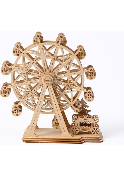 Yeni 3D Üç Boyutlu Puzzle Yaratıcı Montaj Ahşap Oyuncaklar Eğitici Montaj Oyuncaklar (Yurt Dışından)