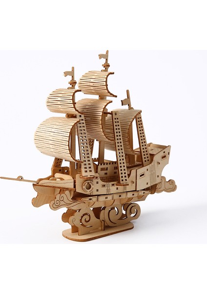 Yeni 3D Üç Boyutlu Puzzle Yaratıcı Montaj Ahşap Oyuncaklar Eğitici Montaj Oyuncaklar (Yurt Dışından)