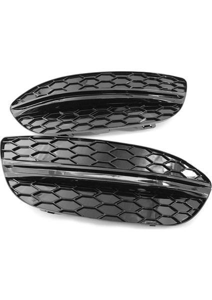 Araba Siyah Ön Tampon Izgara Sis Lambası Kapağı Trimleri Mercedes Benz C-Class W205 2058851623 2058851523 2058850823 (Yurt Dışından) modelleri