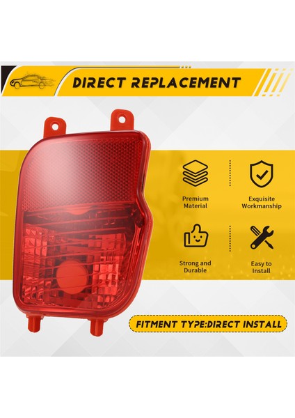 9811718480 Peugeot 4008 Citroen C5 Aırcross 2016+ Uyarı Reflektör Işığı Trimi Için Sol Arka Tampon Reflektör Plakası (Yurt Dışından) indirimleri
