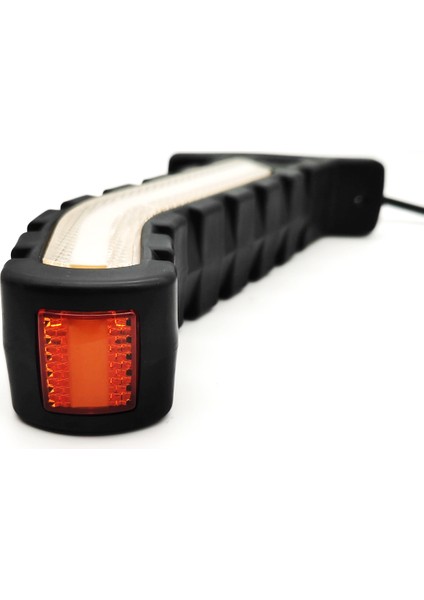 2 Adet Su Geçirmez Römork LED Yan Işaretleyici Aydınlatma Anahat Işaretleyici Kamyon Işığı Neon Sap Yan Işaretleyici Işık Römork Için 24V (Yurt Dışından) fiyatları