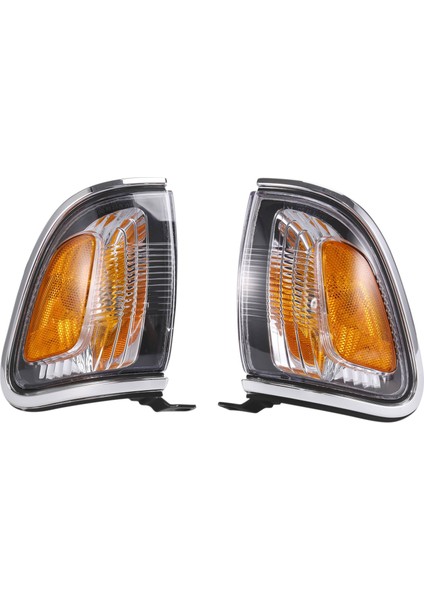 Çift Araba Ön Köşe Lambası Yan Işaretleyici Dönüş Sinyal Lambası Toyota Tacoma 2001-2004 81610-04080 (Yurt Dışından)