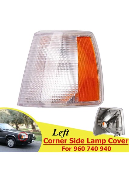 Volvo 940 960 740 1990-1995 Için Araba Dönüş Sinyal Lambası Köşe Lambası Değişimi 13696091 VO2520105 Sol (Yurt Dışından) fiyatları