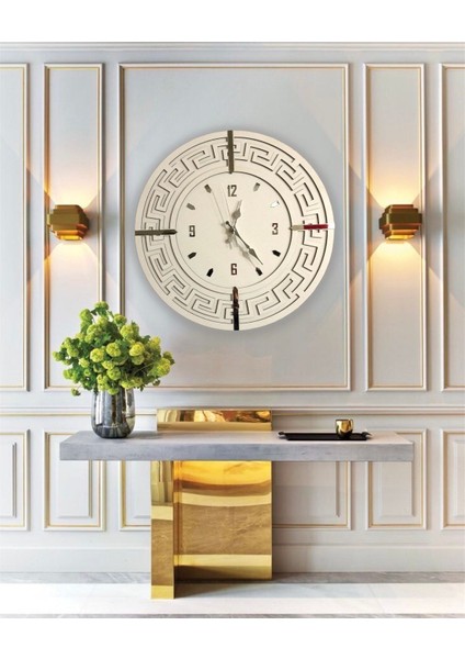 Dekoratif Ahşap Duvar Saati, Duvar Saati, Ahşap Saat, Wall Clock, Wall Decor fiyatları