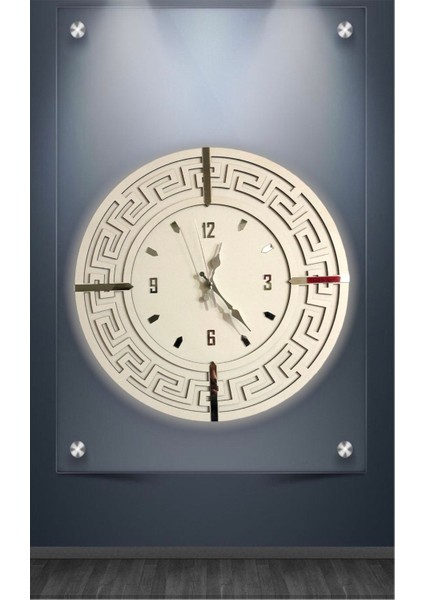 Dekoratif Ahşap Duvar Saati, Duvar Saati, Ahşap Saat, Wall Clock, Wall Decor fırsatları