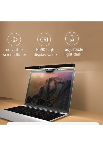 Göz Bakımı Masa Lambası 50CM LED Bilgisayar Pc Monitör Ekran Işık Çubuğu Kademesiz Karartma Okuma USB ile Çalışan Asılı Masa Lambası (Yurt Dışından) fırsatları