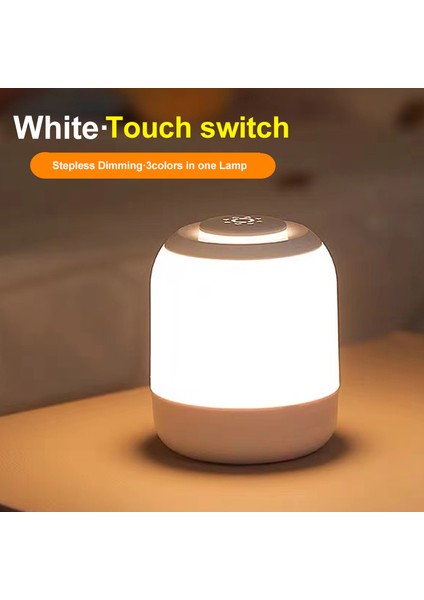 LED Gece Lambası Dokunmatik Lamba Masa Lambası Başucu Lambası Dokunmatik Sensörlü Yatak Odası Lambası Taşınabilir Masa Lambası Çocuklar Için Hediyeler LED (Yurt Dışından)