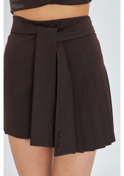 Kemer Detaylı Pileli Etek modelleri