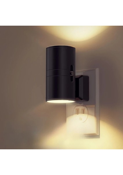 LED Gece Lambası Tak-Çalıştır Alacakaranlıktan Şafağa Sensör Ayarlanabilir Parlaklık Kısılabilir Gece Lambaları Mutfak Koridor Yatak Odası Merdivenler Için (Yurt Dışından)