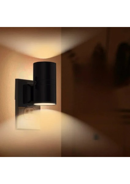 LED Gece Lambası Tak-Çalıştır Alacakaranlıktan Şafağa Sensör Ayarlanabilir Parlaklık Kısılabilir Gece Lambaları Mutfak Koridor Yatak Odası Merdivenler Için (Yurt Dışından)