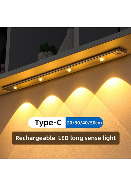 LED Hareket Sensörü Kablosuz Ultra Ince Gece Lambası USB LED Şarap Soğutucu Işık Mutfak Dolabı Yatak Odası Gardırop Iç Aydınlatma (Yurt Dışından)