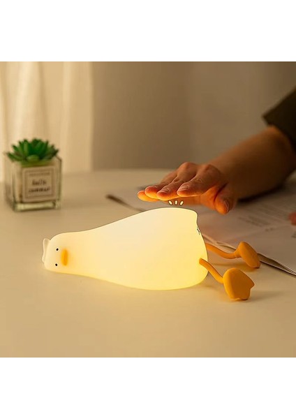 Hayvan Şekilli Gece Lambası LED Sevimli Panda Tavşan Işık USB Şarjlı Zaman Ayarlı Başucu Dekorasyonu Çocuk Göz Koruması (Yurt Dışından) fiyatları