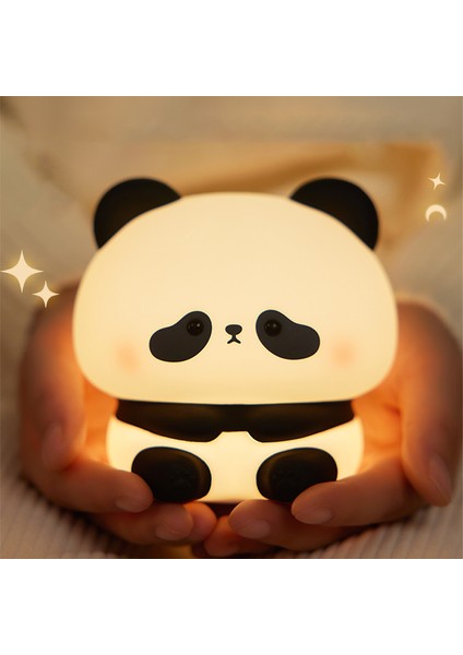 Hayvan Şekilli Gece Lambası LED Sevimli Panda Tavşan Işık USB Şarjlı Zaman Ayarlı Başucu Dekorasyonu Çocuk Göz Koruması (Yurt Dışından) fırsatları