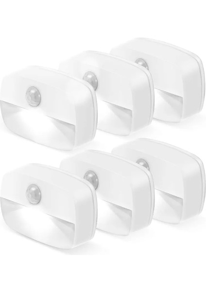 Otomatik Açık/kapalı LED Akıllı Gece Lambası Dolap Altı Işığı Pır Hareket Sensörü Mutfak Yatak Odası Işığı Gece Dolabı Gardırop Merdivenleri (Yurt Dışından)