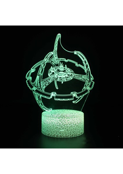 Anime Yoda Bebek 3D Lamba LED Illüzyon Gece Lambası Renk Değiştiren Lampara Çocuklar Için Yatak Odası Dekor Gece Lambası Manga Groot Masa Lambası (Yurt Dışından)