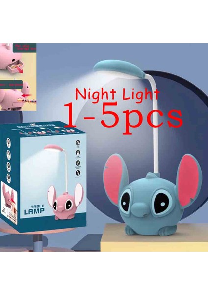 LED Lilo&stitch 3D Gece Lambası USB Şarjlı Işık Oda Dekoru Doğum Günü Hediyesi Noel Hediyeleri Sevgililer Günü Yıldönümü 1-5 Adet (Yurt Dışından) fiyatları