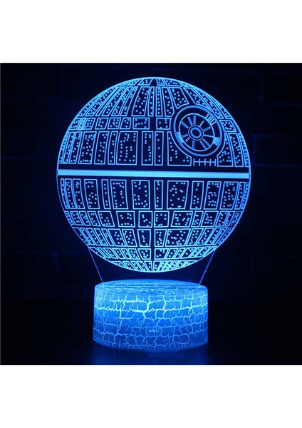 Anime Yoda Bebek 3D Lamba LED Illüzyon Gece Lambası Renk Değiştiren Lampara Çocuklar Için Yatak Odası Dekor Gece Lambası Manga Groot Masa Lambası (Yurt Dışından)