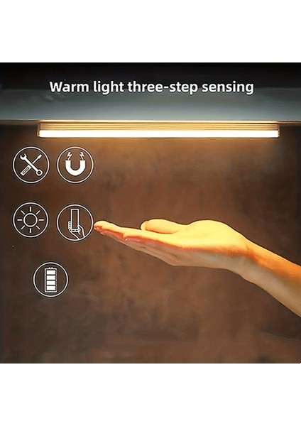 Yeni LED Ultra Ince Işıklar Hareket Sensörü Gece Lambası Mutfak Dolabı Dolap Aydınlatması Için Kablosuz Dolap Altı Işıkları (Yurt Dışından)