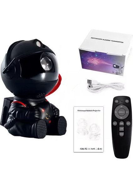 Yıldız Prctor Galaksi Gece Lambası Astronot Uzay Prctor Yıldızlı Bulutsu Tavan LED Lambası Yatak Odası Ev Dekoratif Çocuklar Için Hediye (Yurt Dışından)