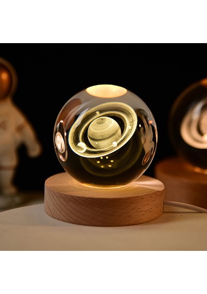 LED Gece Lambası Samanyolu Galaksisi Güneş Sistemi Kristal Top Çocuk Gece Lambası Yatak Odası Ortam Işığı Yaratıcı Hediye Gece Lambası (Yurt Dışından) fırsatları