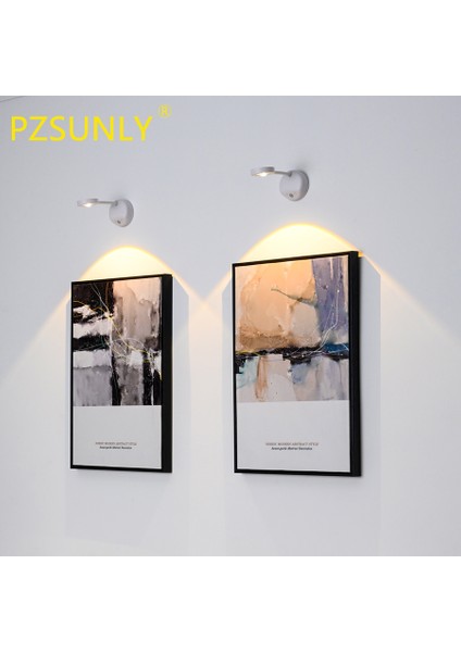 Pzsunly USB Akıllı Insan Algılama Kablosuz Duvar Lambası Kısılabilir LED Spot Aydınlatma Resimleri Resimleri (Yurt Dışından)