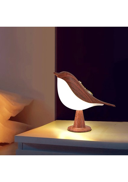 Renk Saksağan Kuşu Gece Lambası Kısılabilir Şarjlı LED Dokunmatik Kontrollü Lamba Aromaterapi Dekorasyon Atmosfer Masa Aydınlatması (Yurt Dışından)