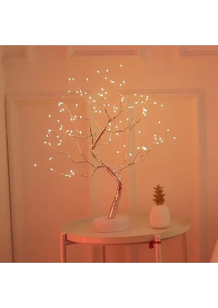 Adet Renkli Bonsai 108 LED Ağaç Işığı USB Güçle Çalışır Ev Yatak Odası Noel Dekorasyonu Için Uygun (Yurt Dışından) fırsatları