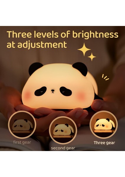 LED Gece Işıkları Sevimli Koyun Panda Tavşan Silikon Lamba USB Zamanlama Başucu Dekoru Çocuk Bebek Gece Lambası Doğum Günü Hediyesi (Yurt Dışından) fiyatları
