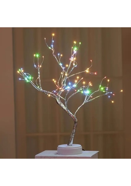 Adet Renkli Bonsai 108 LED Ağaç Işığı USB Güçle Çalışır Ev Yatak Odası Noel Dekorasyonu Için Uygun (Yurt Dışından)