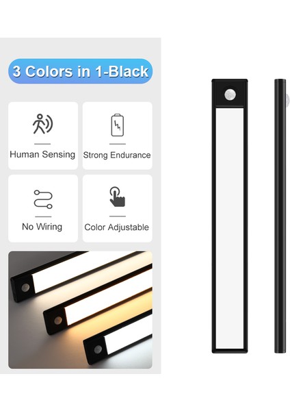Ultra Ince LED Dolap Işığı Hareket Sensörlü Işık USB Gece Işıkları Indüksiyon Lambası Gardırop Dolap Mutfak Aydınlatması (Yurt Dışından)